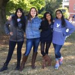 Students dress in new gear for cool weather