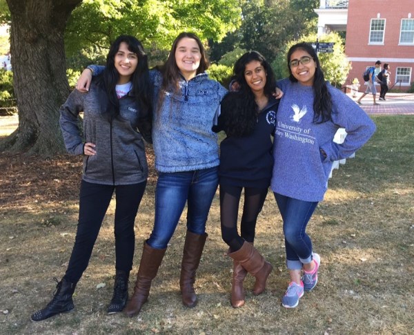 Students dress in new gear for cool weather
