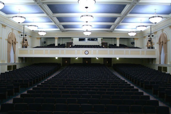 Stage View of Dodd House and Balcony