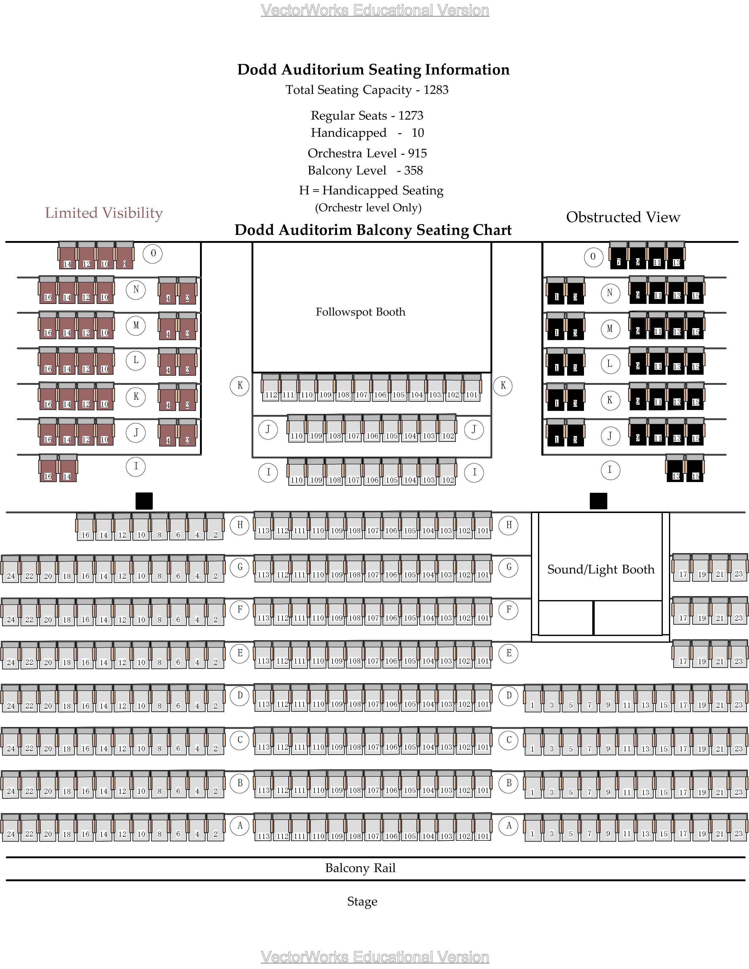 Seating Chart For The Anthem Dc