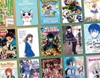 Image of assorted manga covers