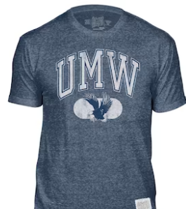 Picture of UMW branded gray short sleeved tee