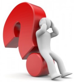 person with a question mark