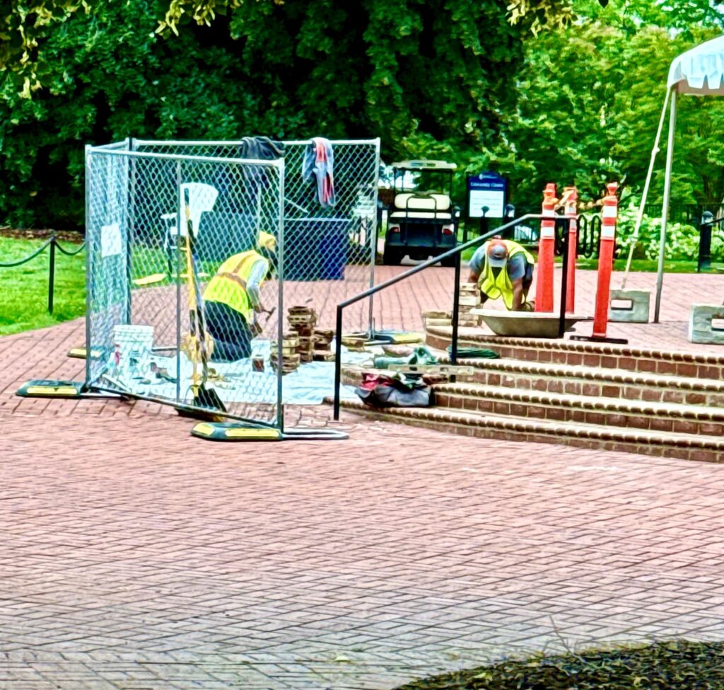 Brick Step repairs, CRUC