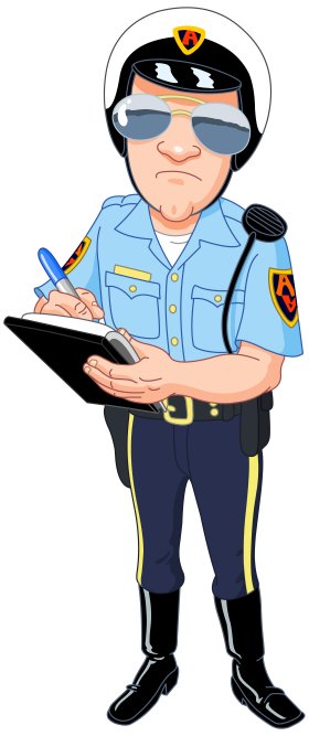 Cops Writing Ticket