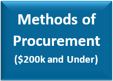 Methods of Procurement 200k and Under tile